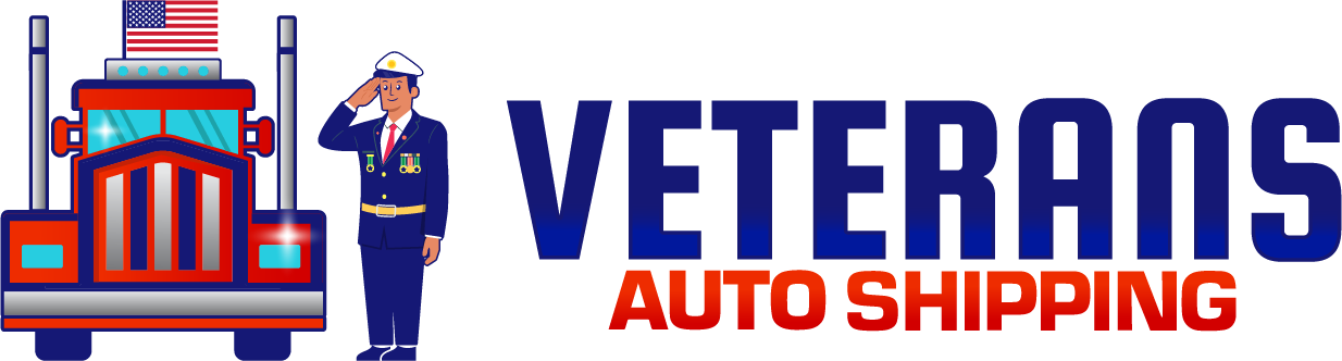 Veterans auto shipping logo