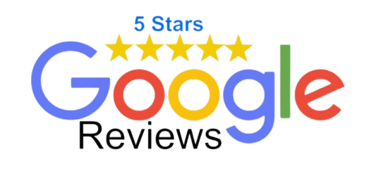 google 5 star reviews logo